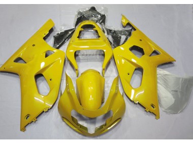 Jaune Vif 01-03 Suzuki GSXR 600-750 Carénage Moto