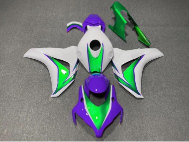 Le Joker Vert & Violet Gloss 08-11 Honda CBR1000RR Carénage Moto