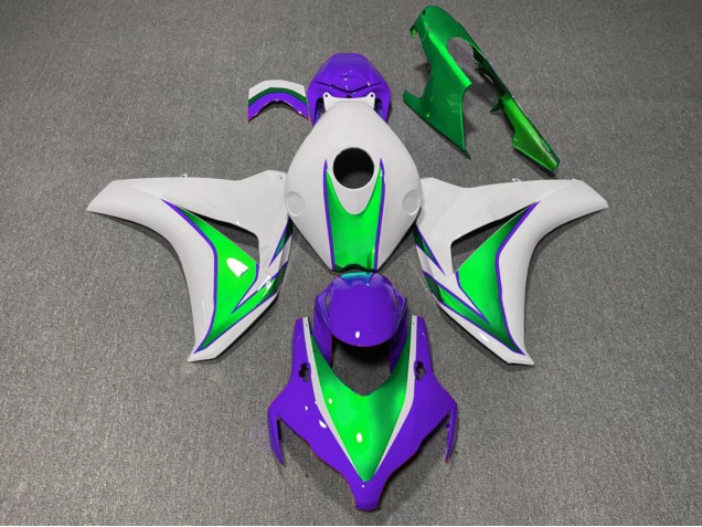 Le Joker Vert & Violet Gloss 08-11 Honda CBR1000RR Carénage Moto Le Joker Vert & Violet Gloss 08-11 Honda CBR1000RR Carénage Moto