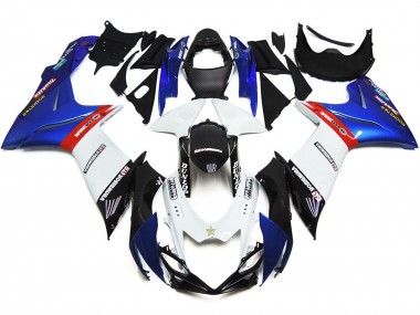 Logos Personnalisés Avec Bleu & Rouge 11-24 Suzuki GSXR 600-750 Carénage Moto