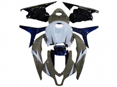Marron Brillant & Bleu 09-12 Honda CBR600RR Carénage Moto