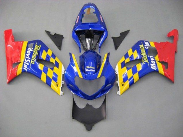 Movistar 01-03 Suzuki GSXR 600-750 Carénage Moto