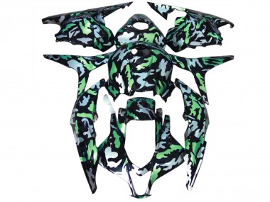 Neige Verte Camo 09-12 Honda CBR600RR Carénage Moto