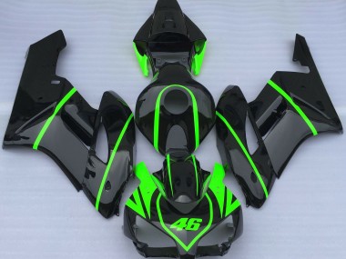 Nero Lucido E Verde Alta Visibilità 04-05 Honda CBR1000RR Carénage Moto