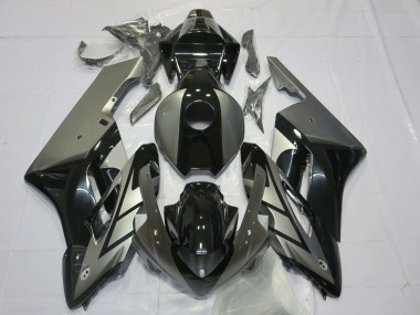 Noir & Argent 04-05 Honda CBR1000RR Carénage Moto