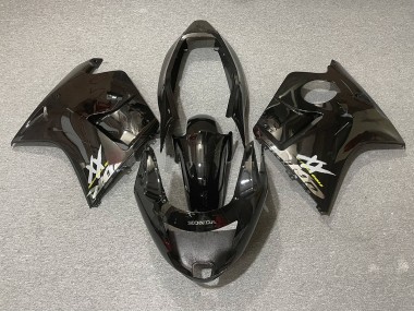 Noir & Argent 96-07 Honda CBR1100XX Carénage Moto