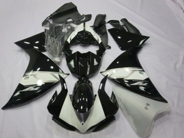 Noir Argent Blanc 12-14 Yamaha R1 Carénage Moto