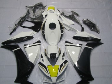 Noir & Blanc 12-16 Honda CBR1000RR Carénage Moto
