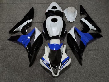 Noir Blanc & Bleu 07-08 Honda CBR600RR Carénage Moto