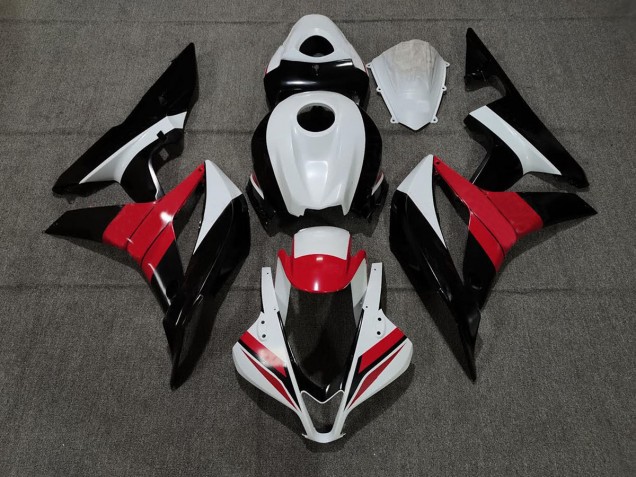 Noir Blanc & Rouge 07-08 Honda CBR600RR Carénage Moto Noir Blanc & Rouge 07-08 Honda CBR600RR Carénage Moto