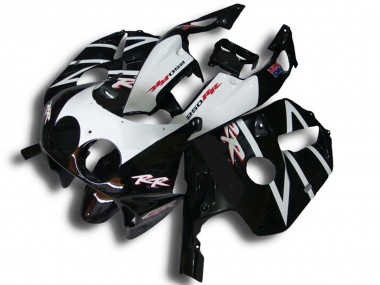 Noir Blanc Rr 90-98 Honda CBR250RR Carénage Moto