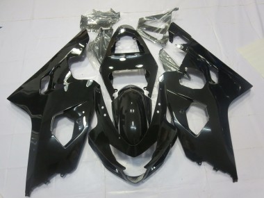 Noir Brillant 04-05 Suzuki GSXR 600-750 Carénage Moto