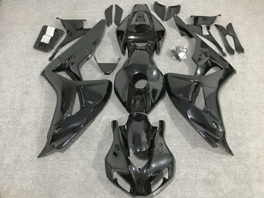 Noir Brillant 06-07 Honda CBR1000RR Carénage Moto