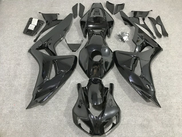 Noir Brillant 06-07 Honda CBR1000RR Carénage Moto Noir Brillant 06-07 Honda CBR1000RR Carénage Moto