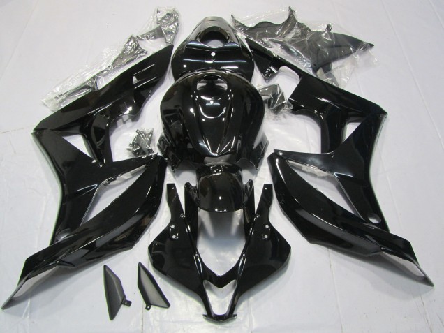 Noir Brillant 07-08 Honda CBR600RR Carénage Moto Noir Brillant 07-08 Honda CBR600RR Carénage Moto