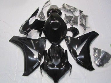 Noir Brillant 08-11 Honda CBR1000RR Carénage Moto