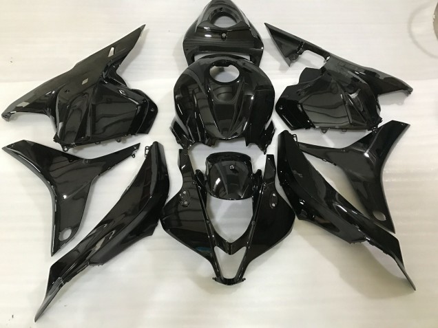 Noir Brillant 09-12 Honda CBR600RR Carénage Moto Noir Brillant 09-12 Honda CBR600RR Carénage Moto