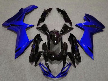 Noir Brillant & Bleu Aqua 11-24 Suzuki GSXR 600-750 Carénage Moto