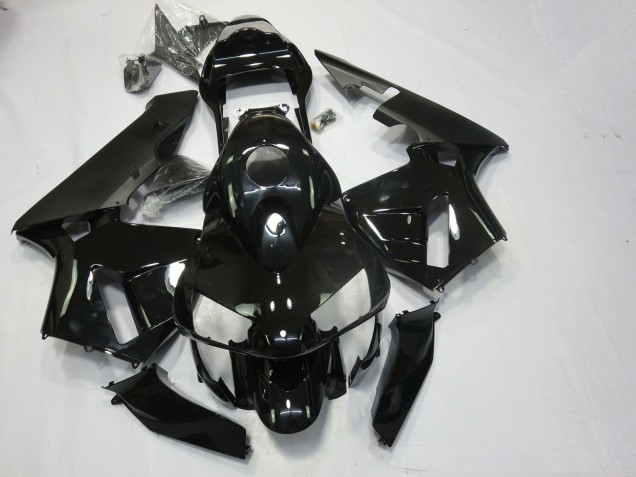 Noir Brillant & Mat 03-04 Honda CBR600RR Carénage Moto Noir Brillant & Mat 03-04 Honda CBR600RR Carénage Moto