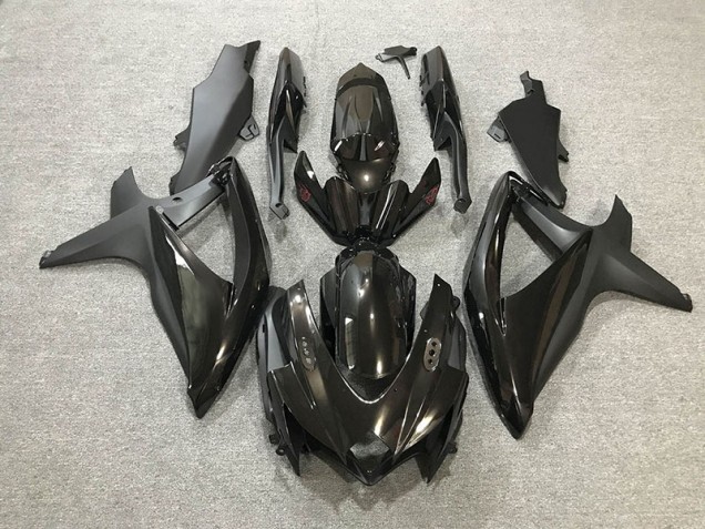 Noir Brillant/Mat 08-10 Suzuki GSXR 600-750 Carénage Moto Noir Brillant/Mat 08-10 Suzuki GSXR 600-750 Carénage Moto