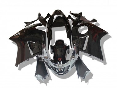 Noir Brillant & Rouge 96-07 Honda CBR1100XX Carénage Moto