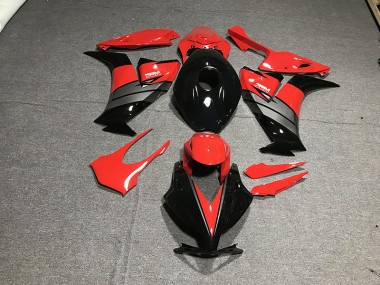 Noir Brillant Rouge / Gris 12-16 Honda CBR1000RR Carénage Moto