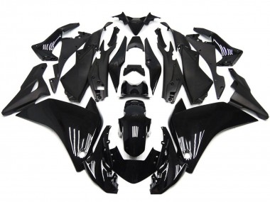 Noir Brillant Rouge R 11-14 Honda CBR250RR Carénage Moto