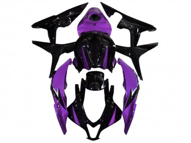 Noir Brillant & Violet 07-08 Honda CBR600RR Carénage Moto