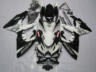 Noir Corona 08-10 Suzuki GSXR 600-750 Carénage Moto