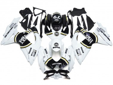 Noir Lucky Strike 79 08-10 Suzuki GSXR 600-750 Carénage Moto