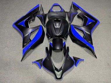 Noir Mat & Bleu 07-08 Honda CBR600RR Carénage Moto