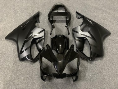 Noir Mat & Brillant 01-03 Honda CBR600 F4i Carénage Moto