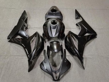 Noir Mat & Brillant 07-08 Honda CBR600RR Carénage Moto