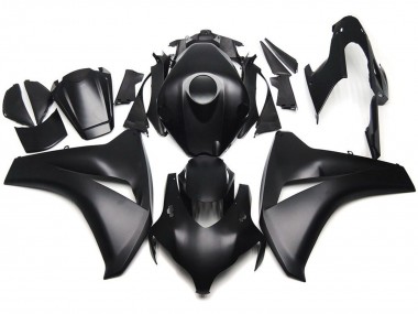 Noir Mat Lisse 08-11 Honda CBR1000RR Carénage Moto
