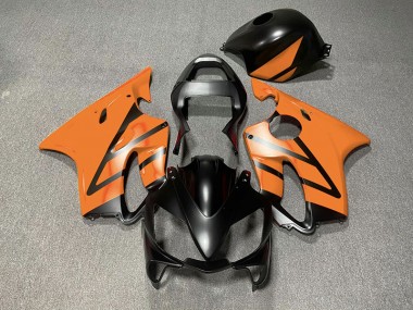 Noir Mat & Orange 01-03 Honda CBR600 F4i Carénage Moto
