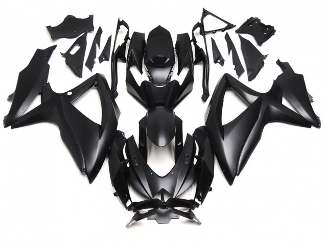 Noir Mat Profond 08-10 Suzuki GSXR 600-750 Carénage Moto