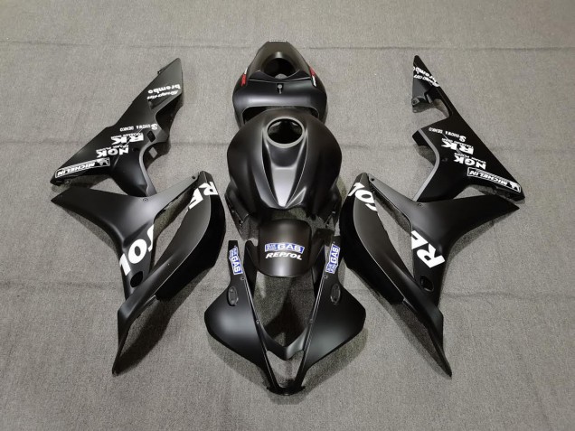 Noir Mat Repsol 07-08 Honda CBR600RR Carénage Moto Noir Mat Repsol 07-08 Honda CBR600RR Carénage Moto