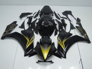 Noir & Or 12-16 Honda CBR1000RR Carénage Moto