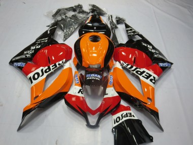 Noir Repsol 09-12 Honda CBR600RR Carénage Moto
