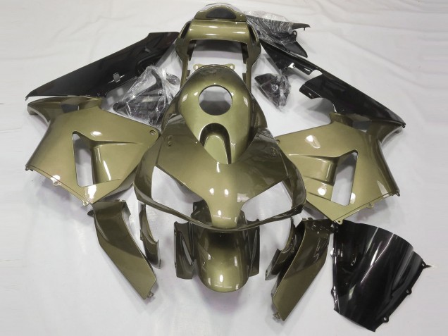 Olive Brillant 03-04 Honda CBR600RR Carénage Moto Olive Brillant 03-04 Honda CBR600RR Carénage Moto