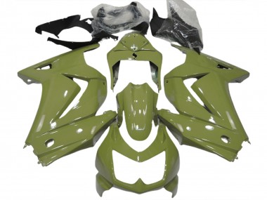 Olive Brillant 08-12 Kawasaki Ninja 250 Carénage Moto
