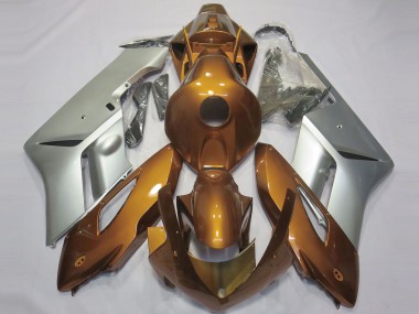 Orange Brillant & Argent 04-05 Honda CBR1000RR Carénage Moto