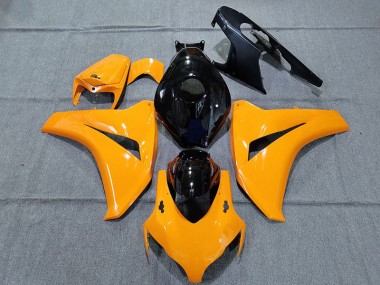 Orange Brillant & Noir 08-11 Honda CBR1000RR Carénage Moto