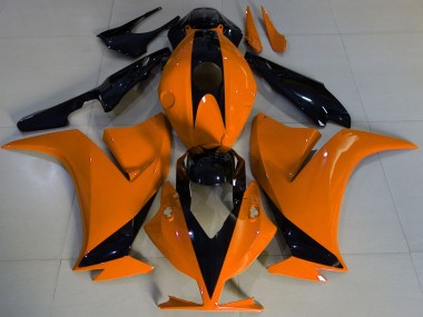 Orange Brillant & Noir 12-16 Honda CBR1000RR Carénage Moto