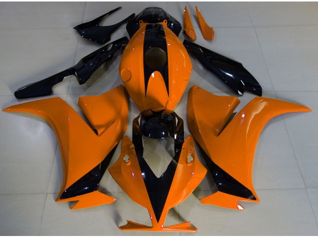 Orange Brillant & Noir 12-16 Honda CBR1000RR Carénage Moto Orange Brillant & Noir 12-16 Honda CBR1000RR Carénage Moto