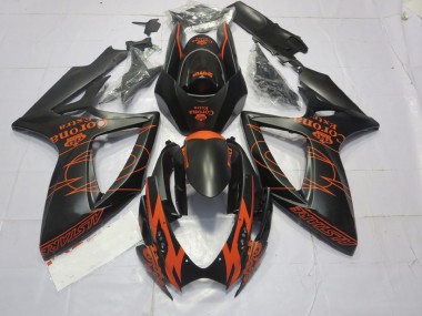 Orange Mat 06-07 Suzuki GSXR 600-750 Carénage Moto