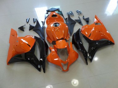 Orange & Noir 09-12 Honda CBR600RR Carénage Moto
