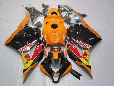 Orange Rouge Taureau 09-12 Honda CBR600RR Carénage Moto