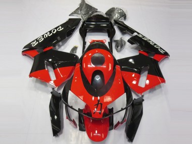 Puissance Rouge Noir 03-04 Honda CBR600RR Carénage Moto