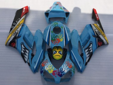 Requin Bleu 04-05 Honda CBR1000RR Carénage Moto